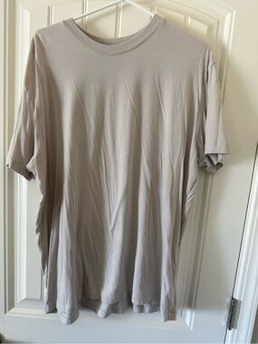 SKIMS Boyfriend Short Sleeve Crewneck Tee - Light Taupe